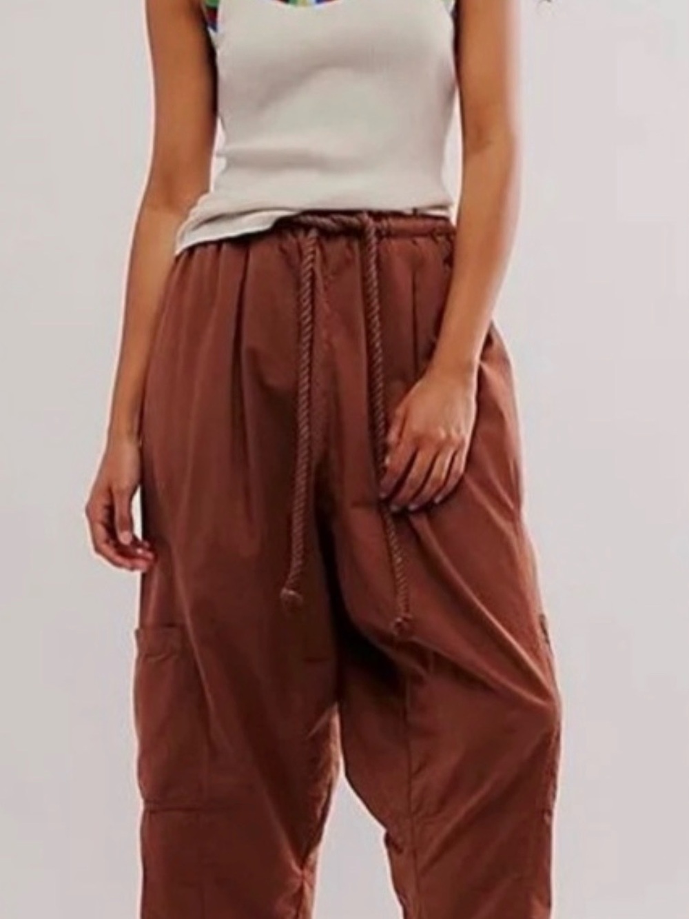 Free People Kahlani Pull On Pant  - Brown